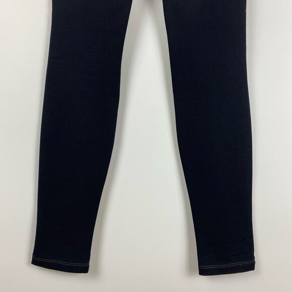 Theory Cullen Lamb Leather Stretch Twill Pants Womens Size 0 - Picture 10 of 11